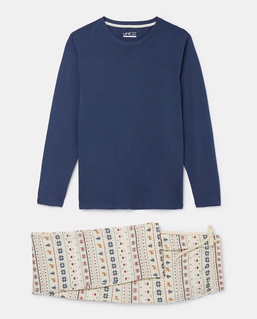 Pijama de hombre combinado