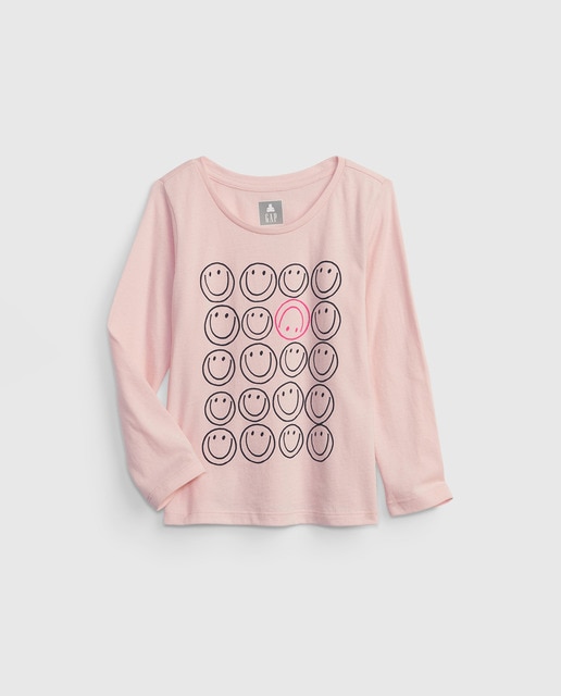 Camiseta bebé niña estampado frontal