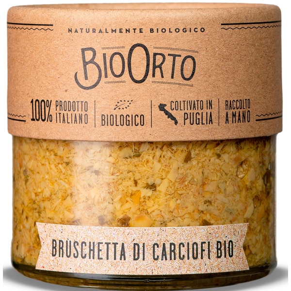 Bruschetta de Alcachofra Bio embalagem 180 g