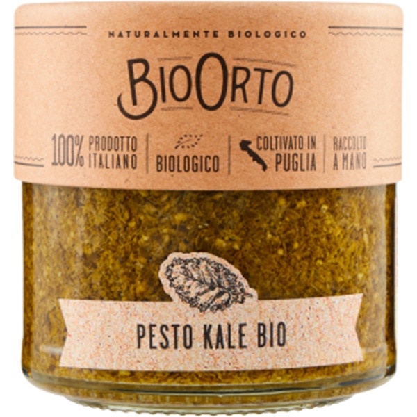 Pesto de Couve Kale Bio embalagem 180 g
