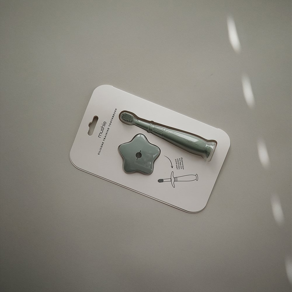 Escova de Dentes Star de Silicone Verde-3