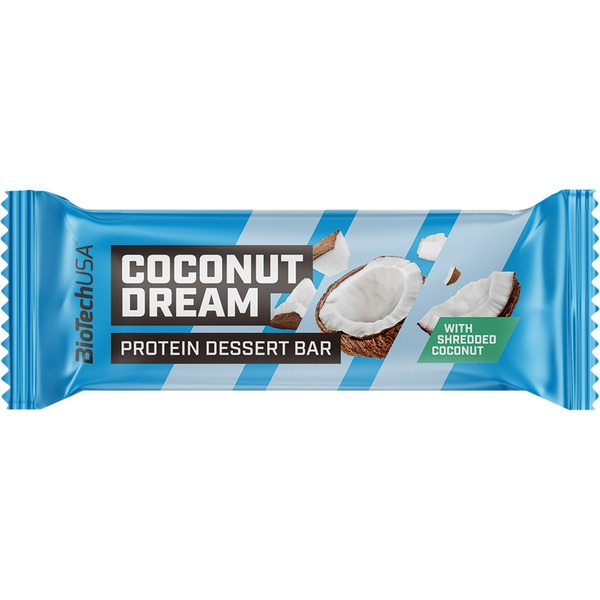 Coconut Dreams protein bar with crushed coconut each 50 g · BIOTECH USA