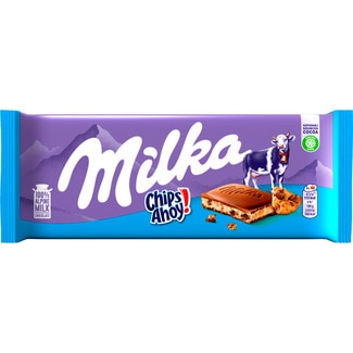 Milka Chips Ahoy Chocolate de Leite embalagem 100 g