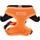 Puppia Peitoral N Soft Tamanho XS cor de Laranja embalagem 1 unidade