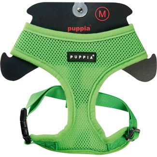 Puppia Peitoral Soft Tamanho M cor Verde embalagem 1 unidade