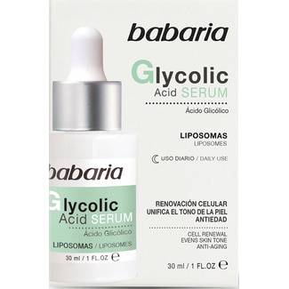 Babaria Serum Facial com Ácido Glicólico embalagem 30 ml