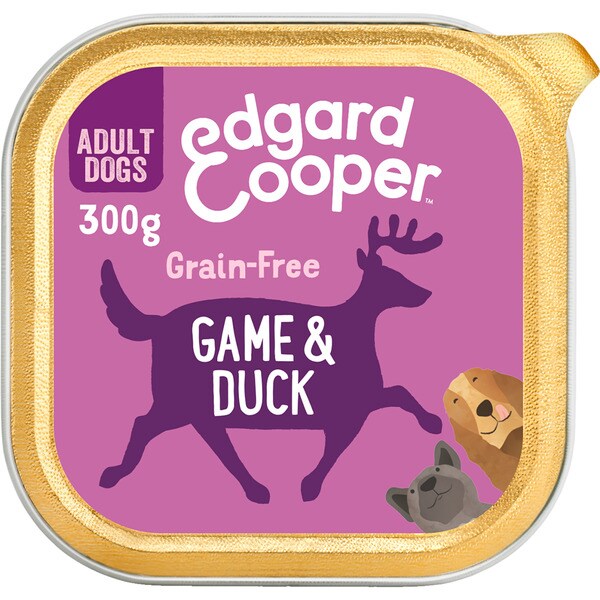 Feuchtfutter für ausgewachsene Hunde mit Wild und Ente Grain Free Becher 300 g