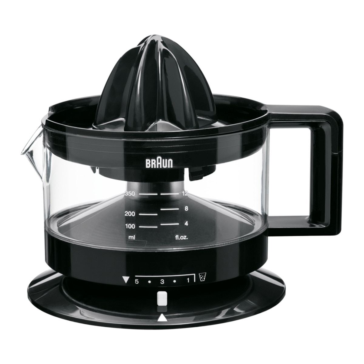 Braun - Exprimidor eléctrico Braun Tribute Collection CJ3000BK con cantidad de pulpa ajustable.