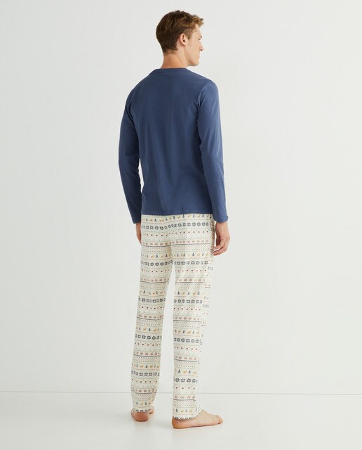 Pijama de hombre combinado