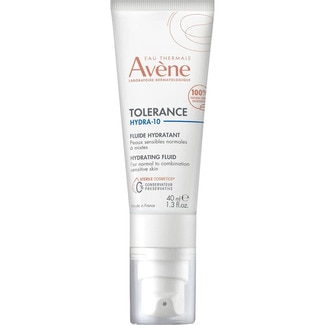 EAU THERMALE AVENE Tolerance Hydra-10 Feuchtigkeitsfluid 48 Stunden lang wirksam Rohr 40 ml für Mischhaut, dehydrierte und normale Haut