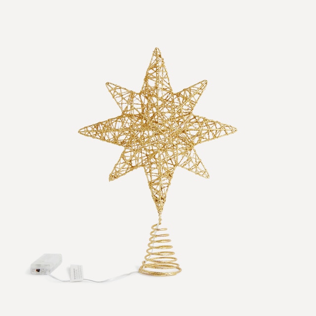 Tope de árbol Estrella con luz Navidad El Corte Inglés