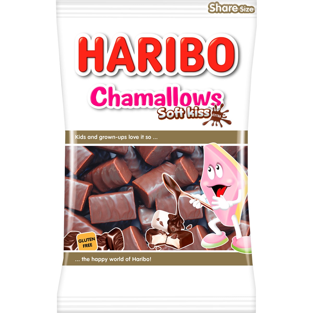 Chamallows SoftKiss chocolate marshmallows glutenfree bag 175 g · HARIBO · Supermercado El