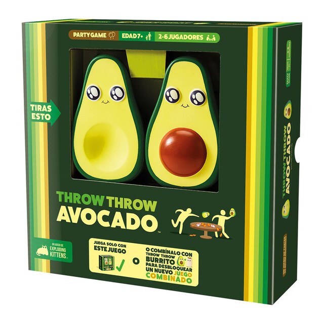 Juego de cartas Throw Avocado Asmodee.
