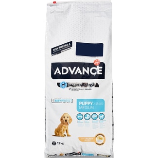 Advance Ração para Cão Puppy Médio 2-12 Meses de Galinha e Arroz embalagem 12 kg
