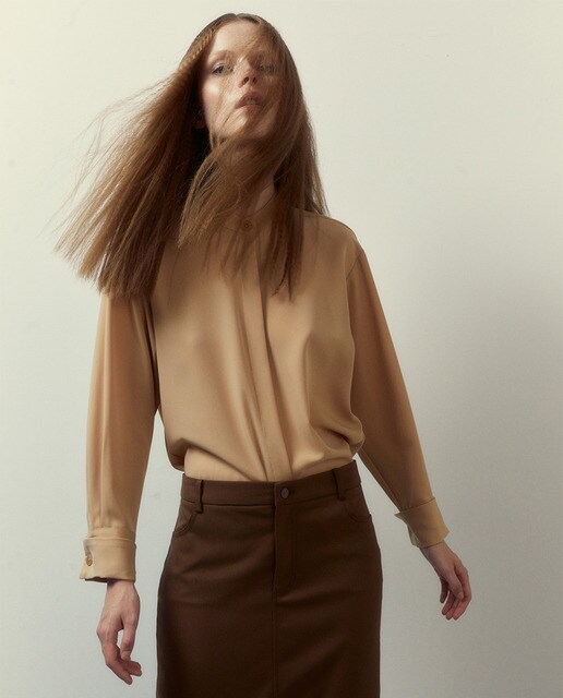 Standup collar shirt · Women's fashion · El Corte Inglés