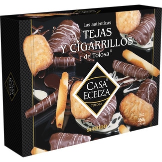 CASA ECEIZA Tejas und Schokoladenzigaretten aus Tolosa Karton 350 g