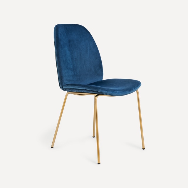 Silla de comedor de terciopelo Amy El Corte Inglés
