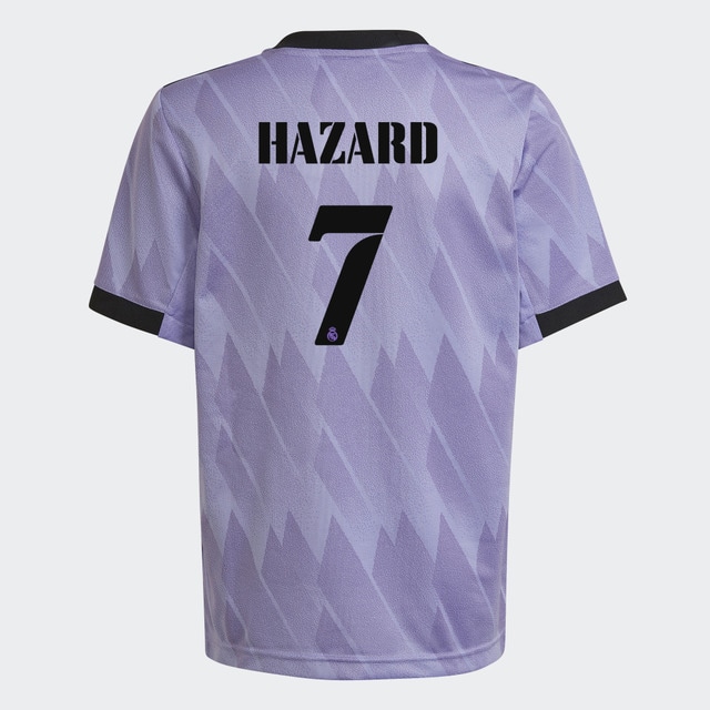adidas Real Madrid CF 2022-2023 Hazard 7 junior away kit shirt