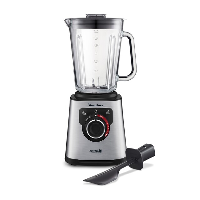 Batidora de vaso Moulinex PerfectMix LM871D con cuchillas Powelix y panel táctil