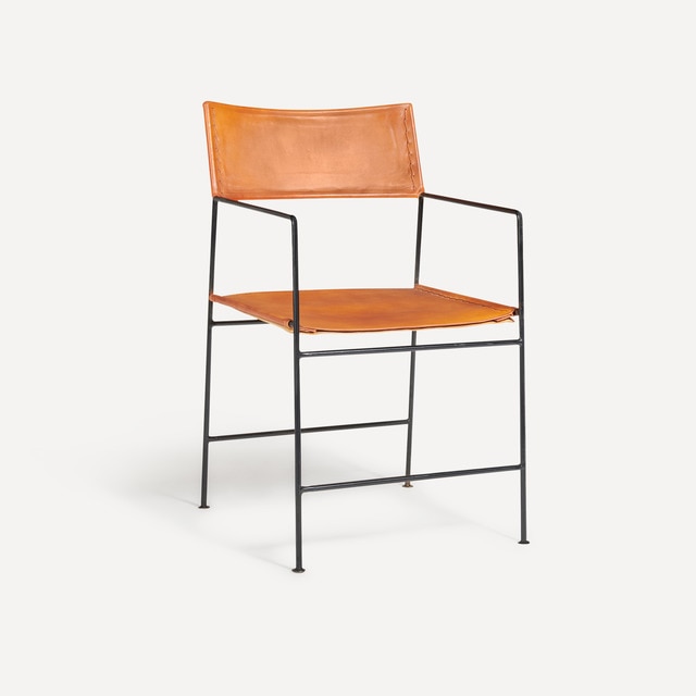 Sillón de comedor de piel Kenia El Corte Inglés