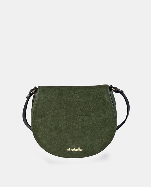 Green messenger bag with flap · Women's fashion · El Corte Inglés