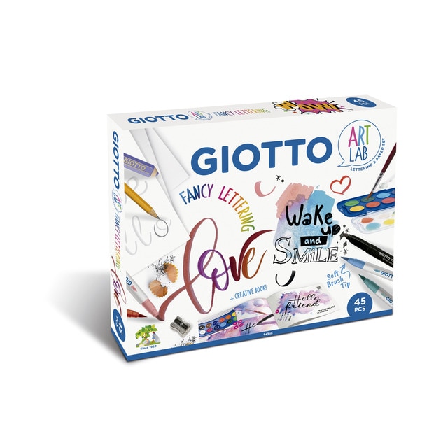 Art lab fancy lettering Giotto.