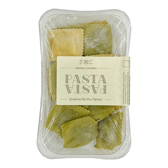 Pasta fresca Quadrone Ricotta e Spinaci Fratelli Colombo