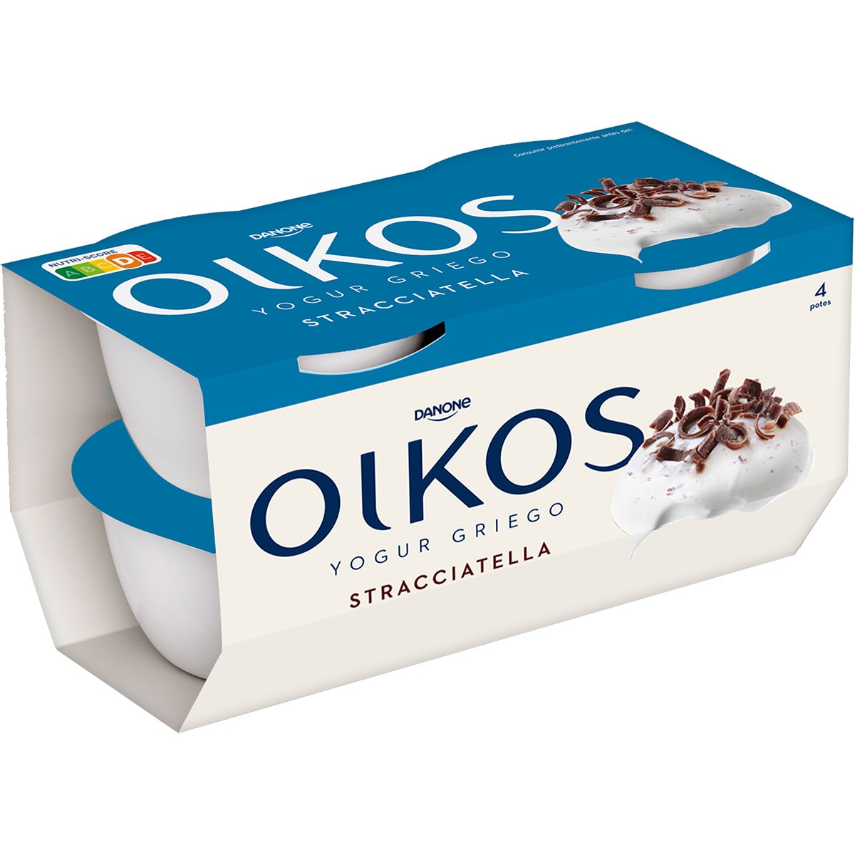 Yogur griego stracciatella pack 4 unidades 110 g · DANONE OIKOS