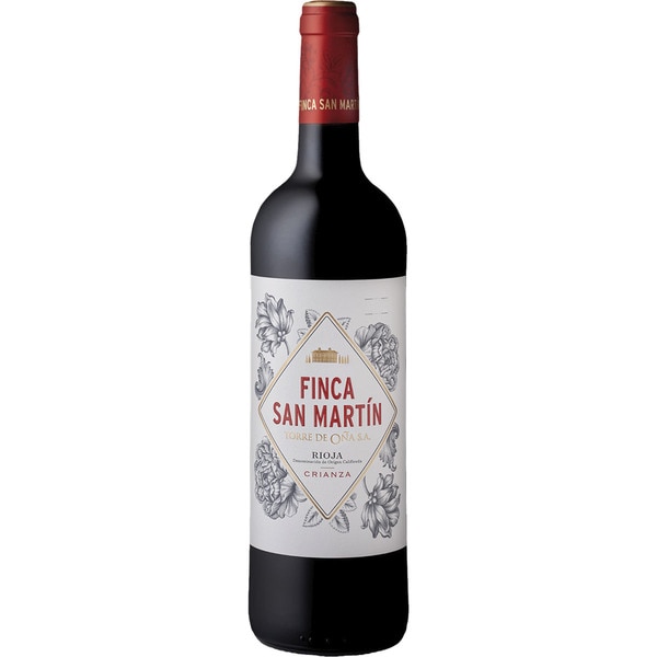 FINCA SAN MARTIN vino tinto tempranillo crianza DOCa Rioja botella 75 cl