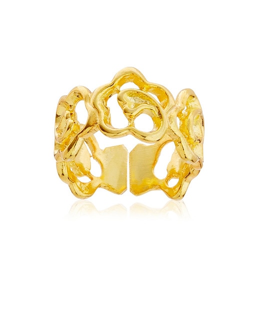 Anillo Belle Floral Oro