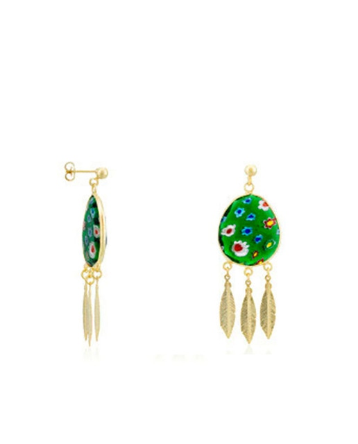 Pendientes Indian Luxury Murano Oro