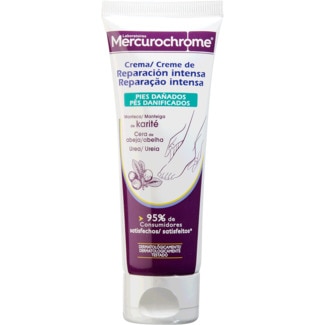 Mercurochrome Creme de Pés Reparador embalagem 75 ml