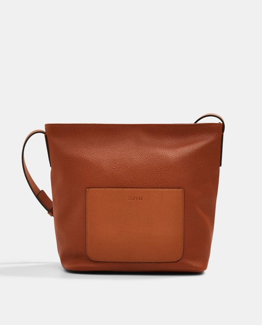 Brown messenger bag with an adjustable strap · Women's fashion · El