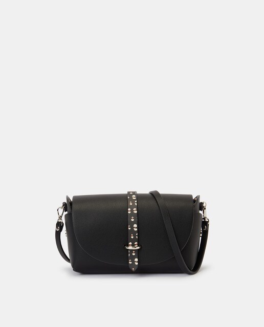 Small black messenger bag with flap · Women's fashion · El Corte Inglés