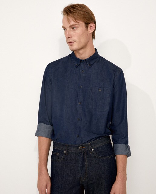 Men's classicfit denim shirt · Men's fashion · El Corte Inglés