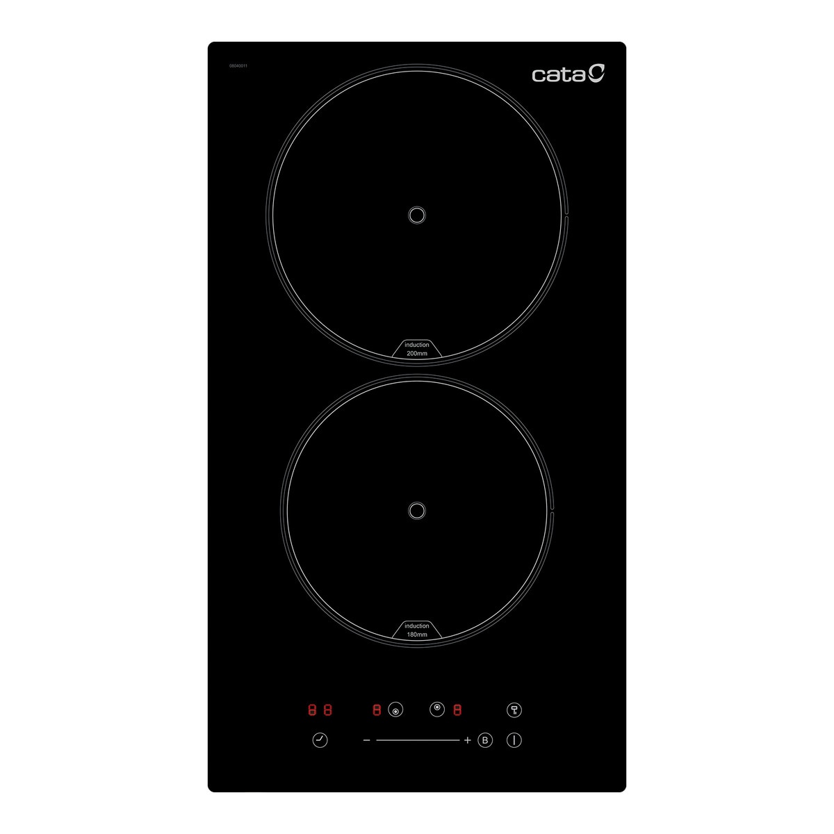 Cata – Placa modular de inducción Cata con 2 zonas de cocción – ISB 3102 BK /A.