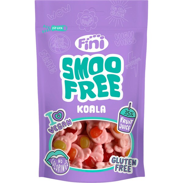FINI Smoo Free Koala caramelos de goma surtidos sin gluten bolsa 165 g