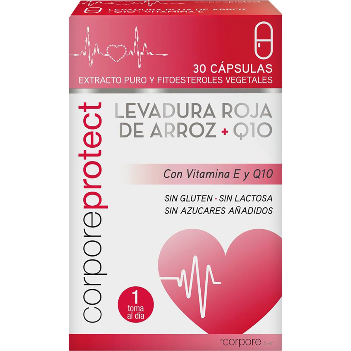 Comprar Levadura Roja De Arroz Q10 Sin Gluten Y Sin Lactosa Envase 30