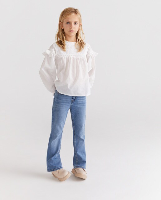 Jean fille basic Flare