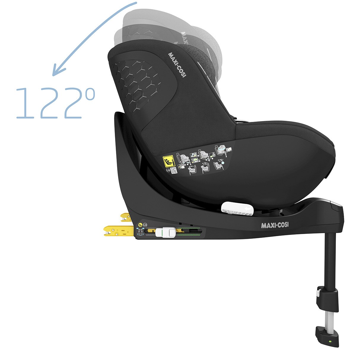 Cadeira Auto Giratória Mica Pro Eco Isofix i-Size, 40-105 cm Preto-19