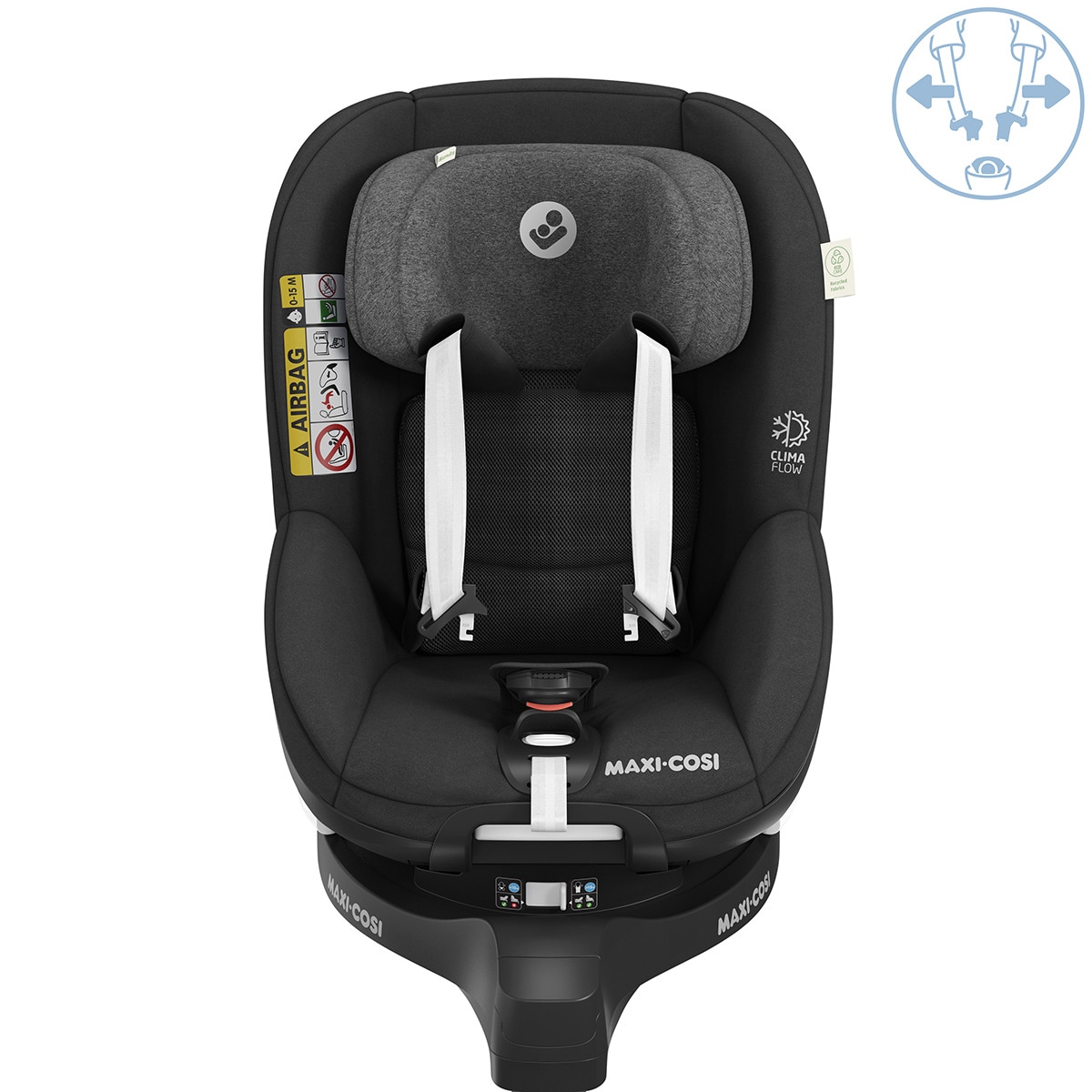 Cadeira Auto Giratória Mica Pro Eco Isofix i-Size, 40-105 cm Preto-10