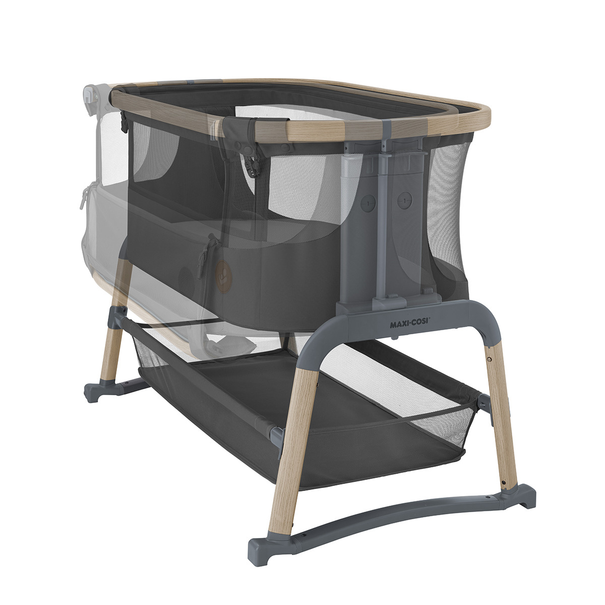 Mini-Berço de Co-Sleeping Iora Air Beyond Grey - Cinzento Cinzento-escuro-3