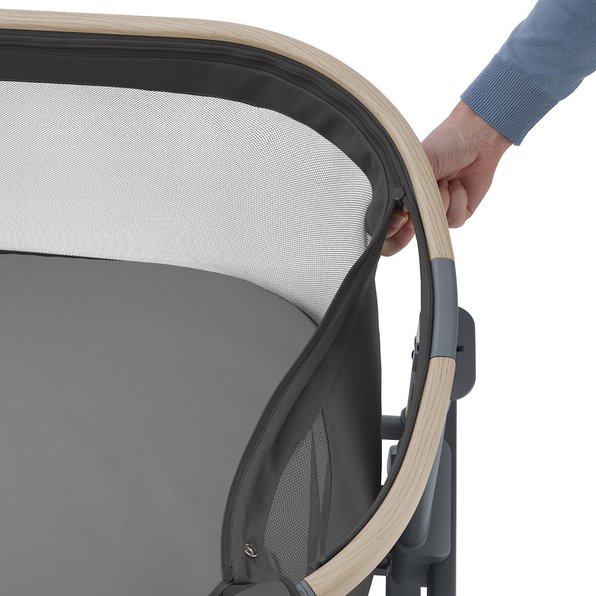 Mini-Berço de Co-Sleeping Iora Air Beyond Grey - Cinzento Cinzento-escuro-9