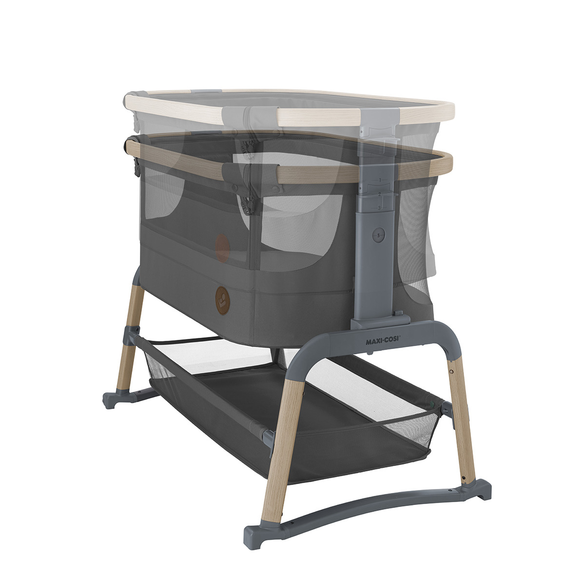 Mini-Berço de Co-Sleeping Iora Air Beyond Grey - Cinzento Cinzento-escuro-8
