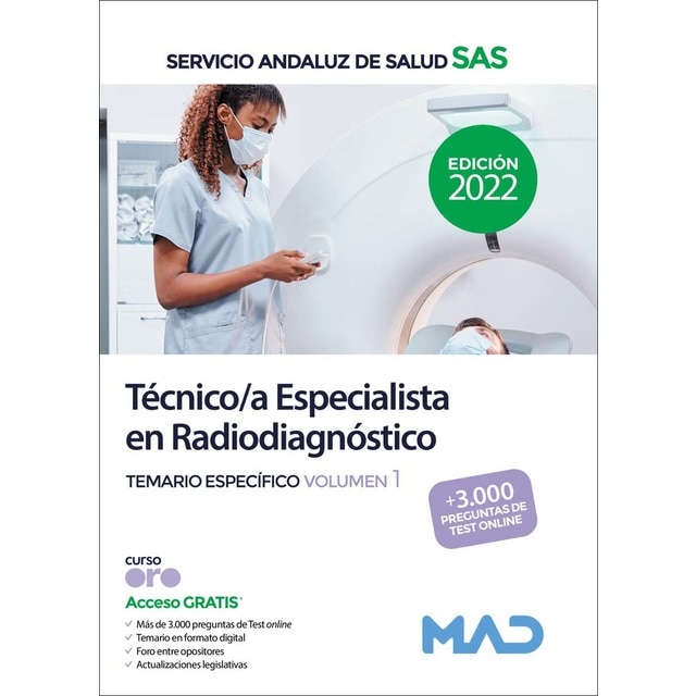 Técnico/a especialista en radiodiagnóstico del servicio canario de salud. Temario volumen 1