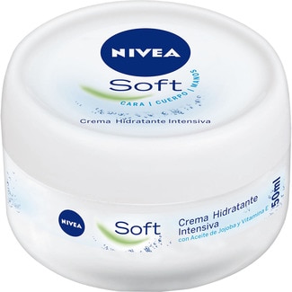 NIVEA Soft Körpercreme intensiv feuchtigkeitsspendend Reiseformat Schale 50 ml