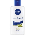 leche corporal hidratante con aceite de oliva para piel seca frasco 400 ml
