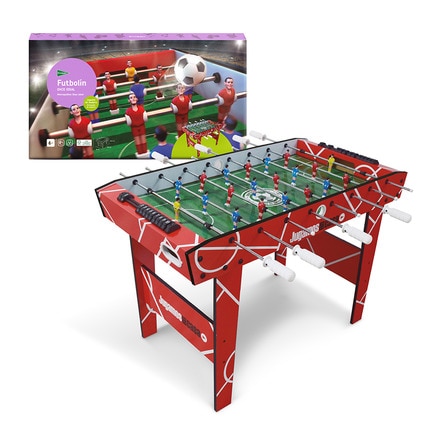 Futbolín grande de madera sostenible Once ideal 