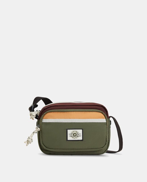 Small multicoloured print crossbody bag with zip · Women's fashion · El Corte Inglés