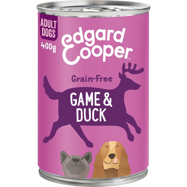 Feuchtfutter für ausgewachsene Hunde mit Wild und Ente Grain Free Dose 400 g